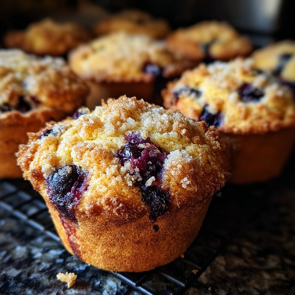 Blueberry Lemon Breakfast Muffins
