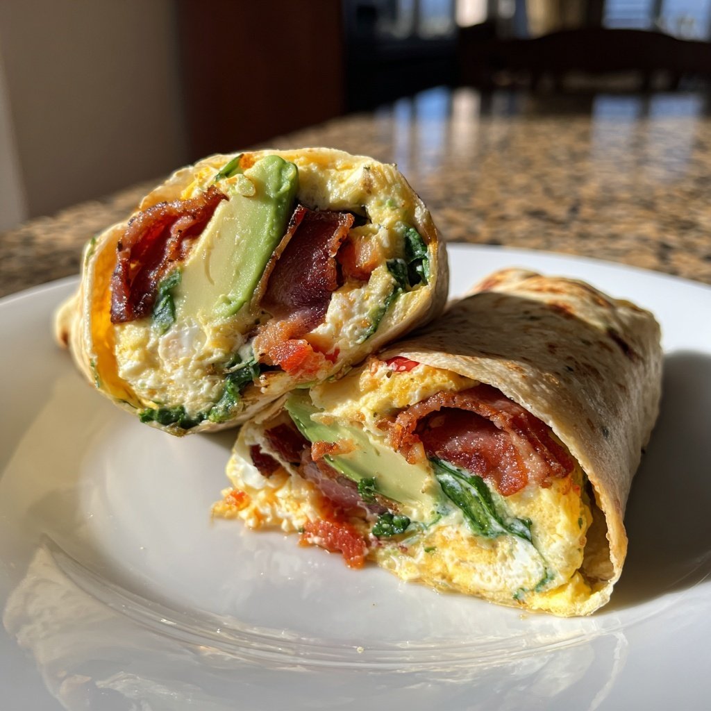 Keto Breakfast Egg Wraps