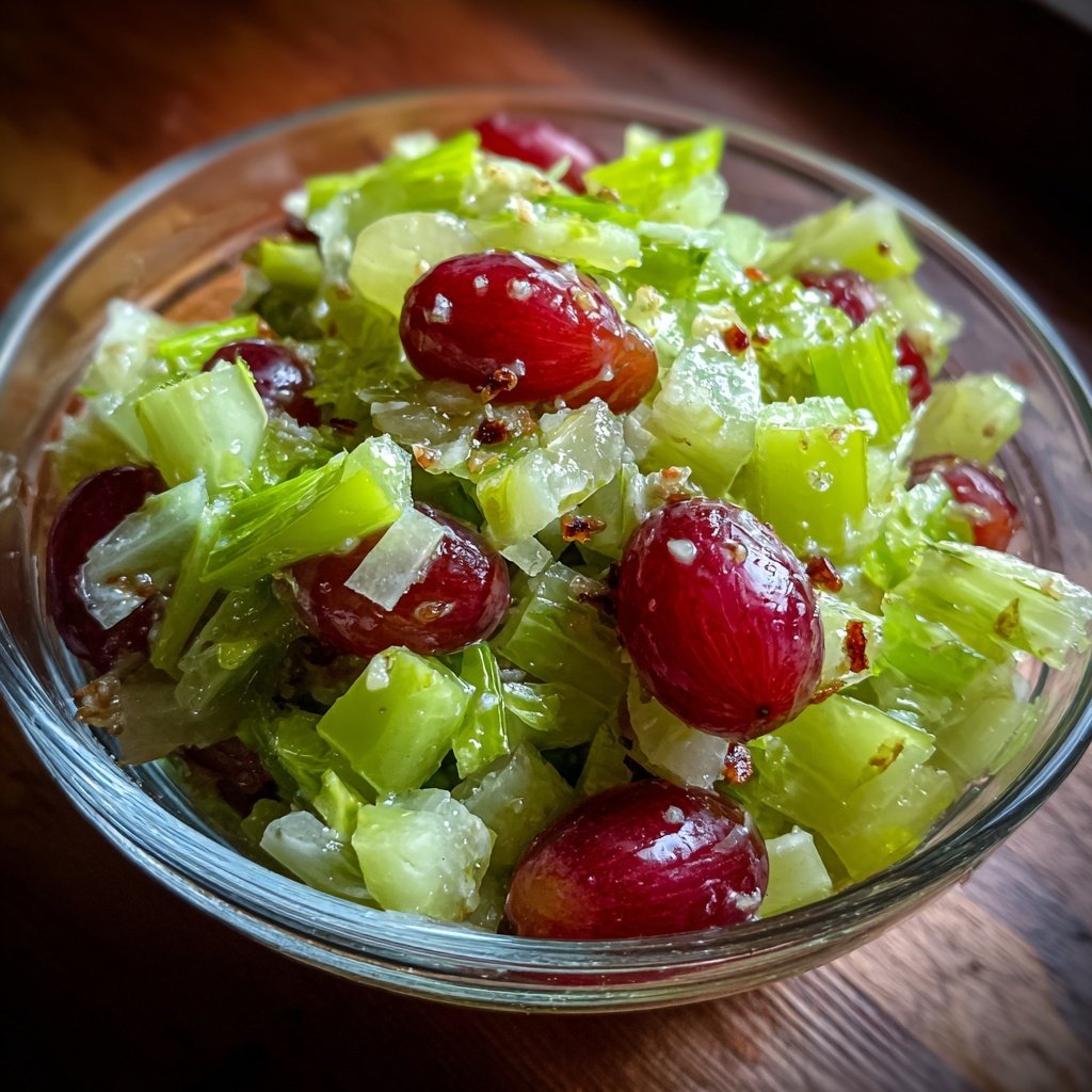 Celery Salad With Grapes
