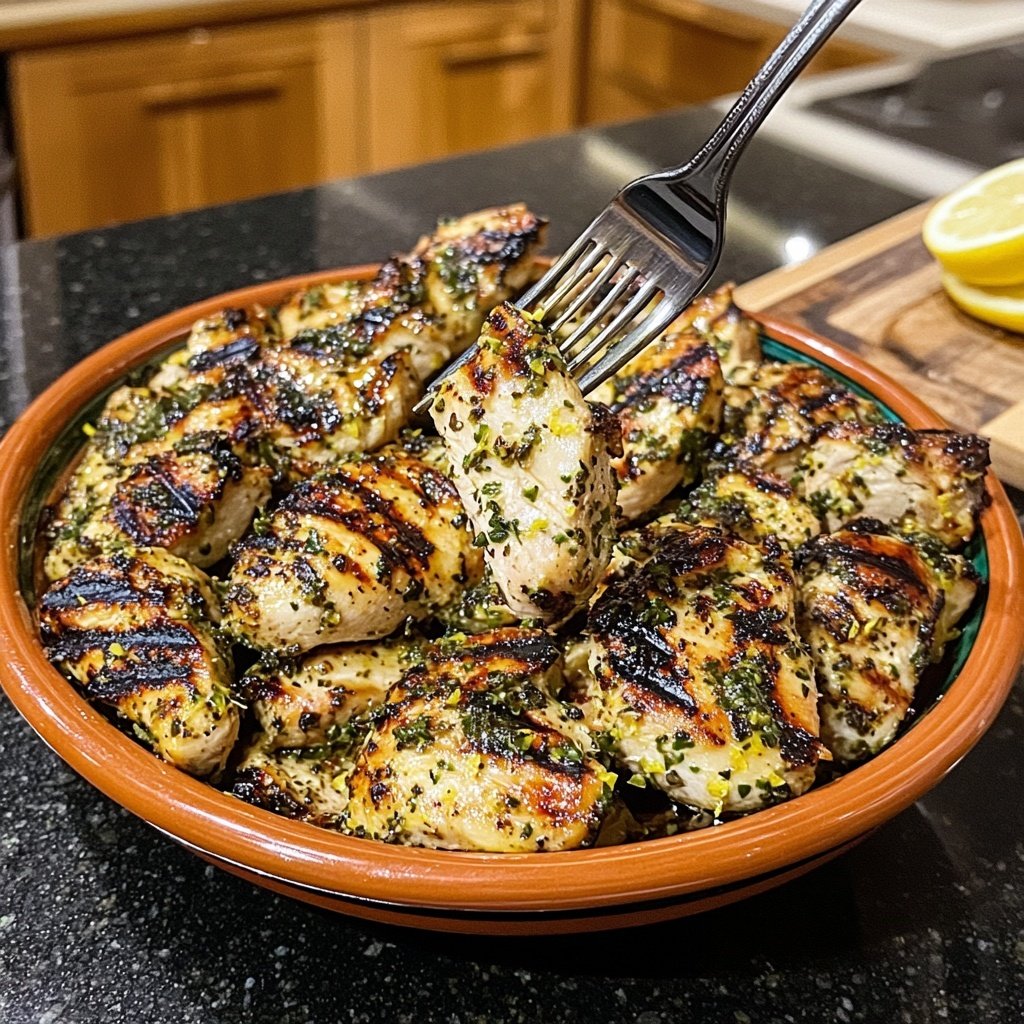 Grilled Lemon Herb Chicken Bowl