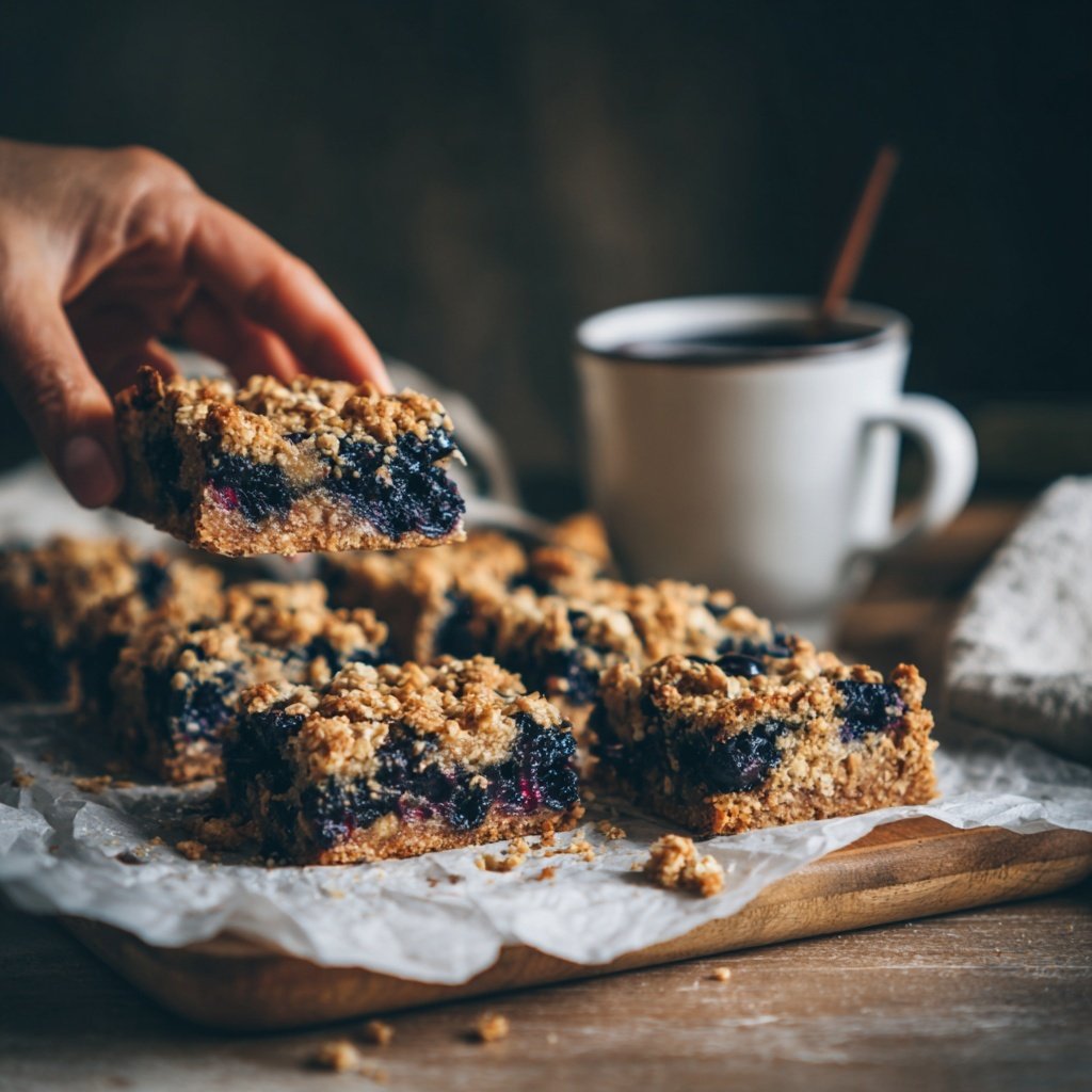 Lemon Blueberry Oat Bars
