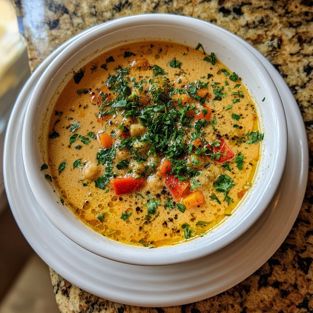 Mediterranean Chickpea Soup