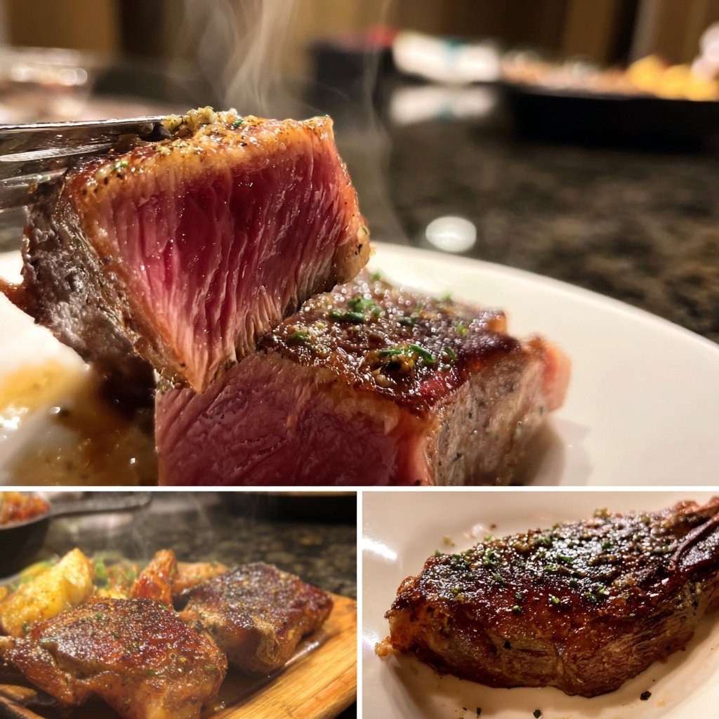 Steak with Truffle Butter