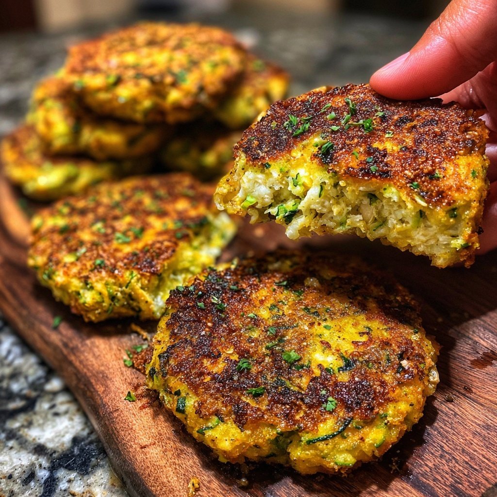 Baked Zucchini Veggie Patties